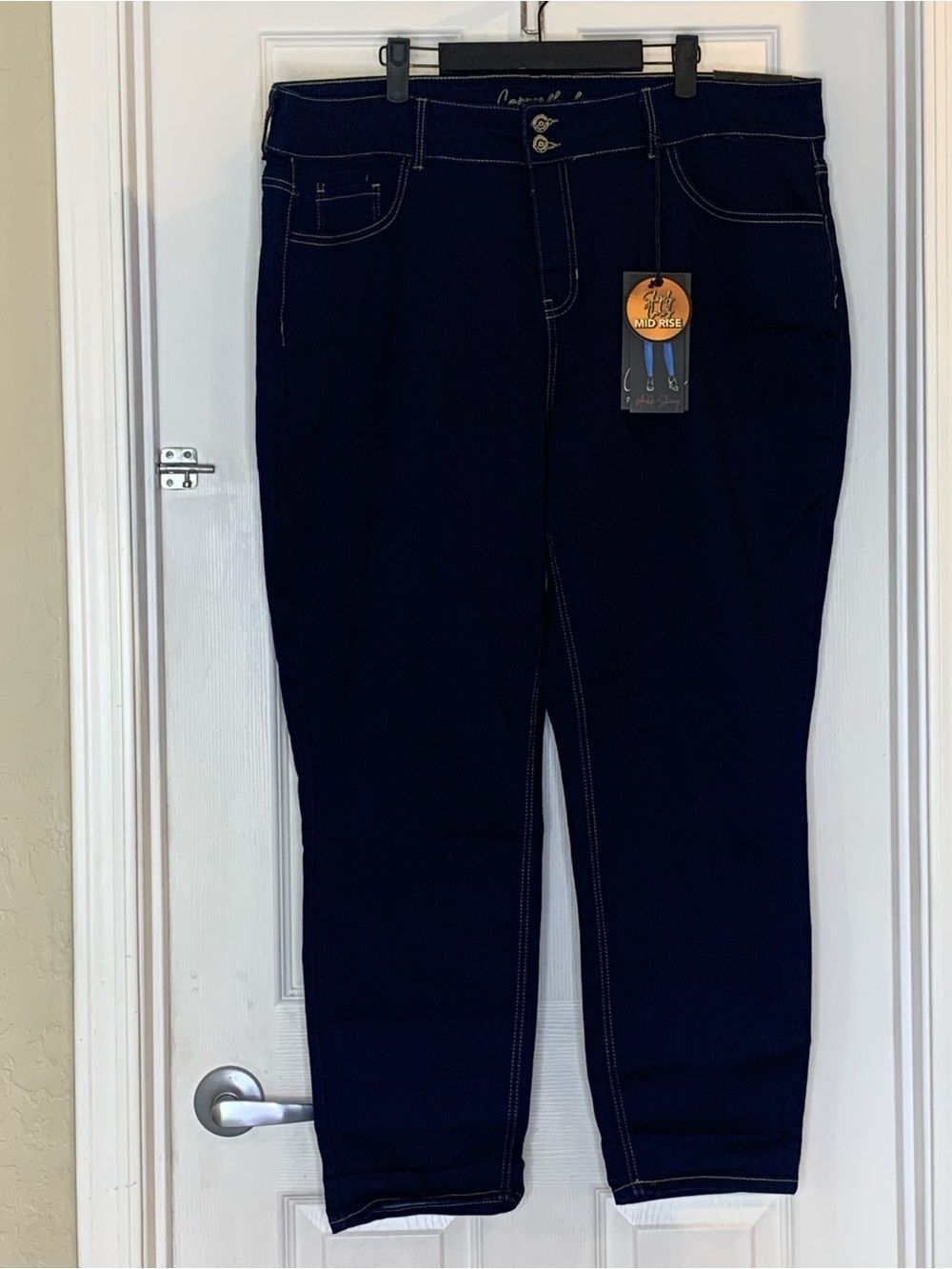 Copper Flash Skinny Ankle Curvy Jeans Size 22W